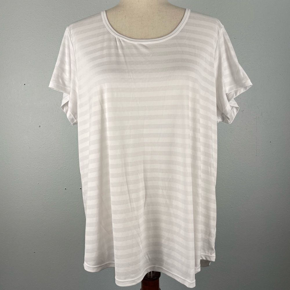 NWT Ideology White Athletic T-Shirt Size XXL